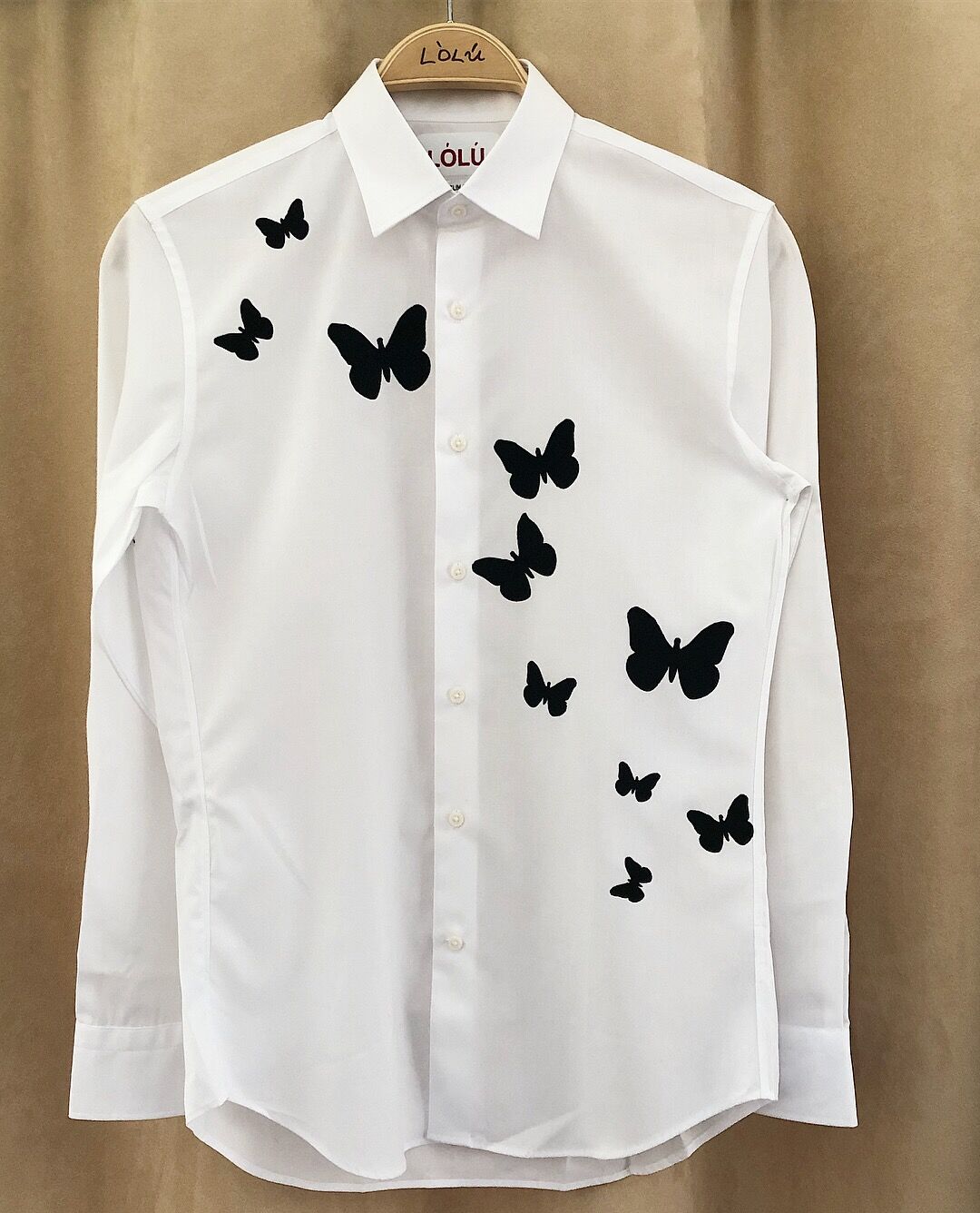 Collar with Velvet Monogram Shirt – Loluonline